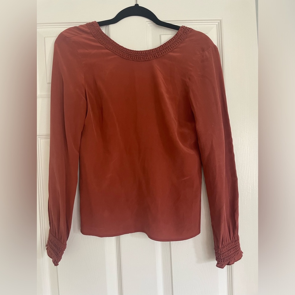 Silk top from Sezane XS